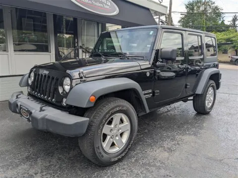 Black 2014 Jeep Wrangler Unlimited Sport for sale in Gahanna, OH