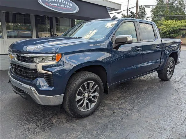 Blue 2022 Chevrolet Silverado 1500 LT for sale in Gahanna, OH