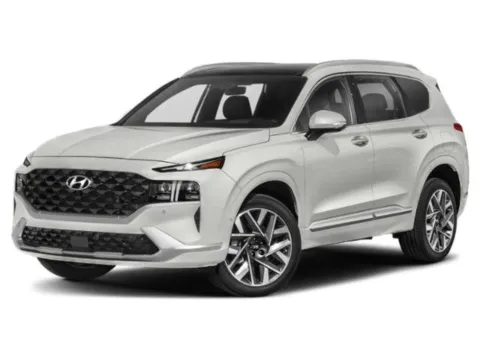White 2022 Hyundai Santa Fe Calligraphy for sale in Gahanna, OH