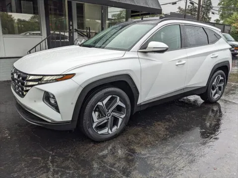 White 2022 Hyundai Tucson Limited for sale in Gahanna, OH