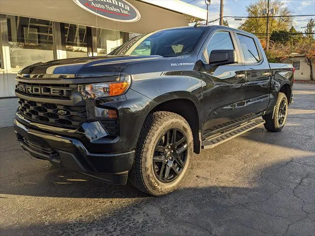 Black 2022 Chevrolet Silverado 1500 Custom for sale in Gahanna, OH