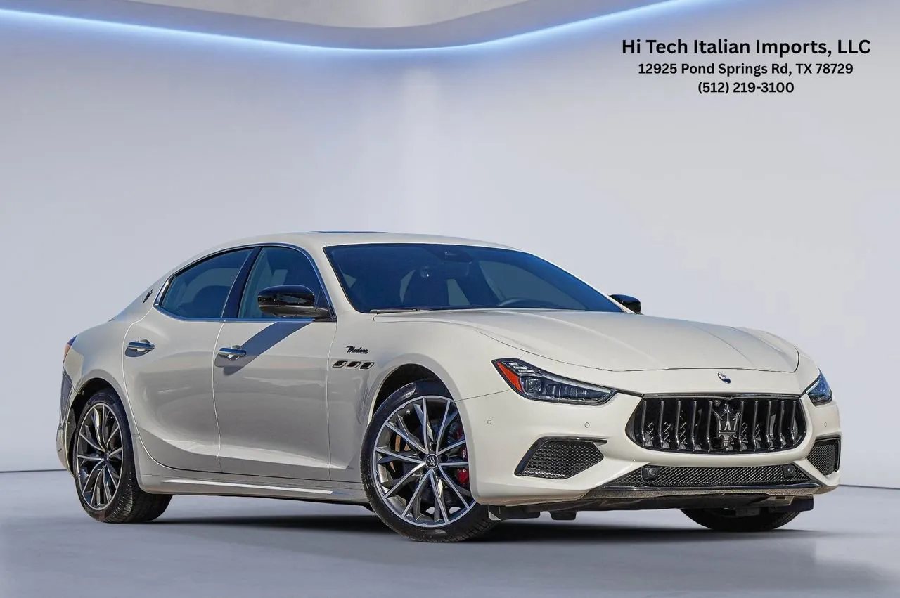 White 2024 Maserati Ghibli Modena Ultima Q4 for sale in Austin, TX