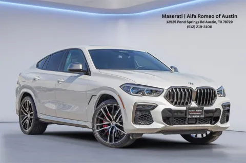 White 2023 BMW X6 M50i for sale in Austin, TX