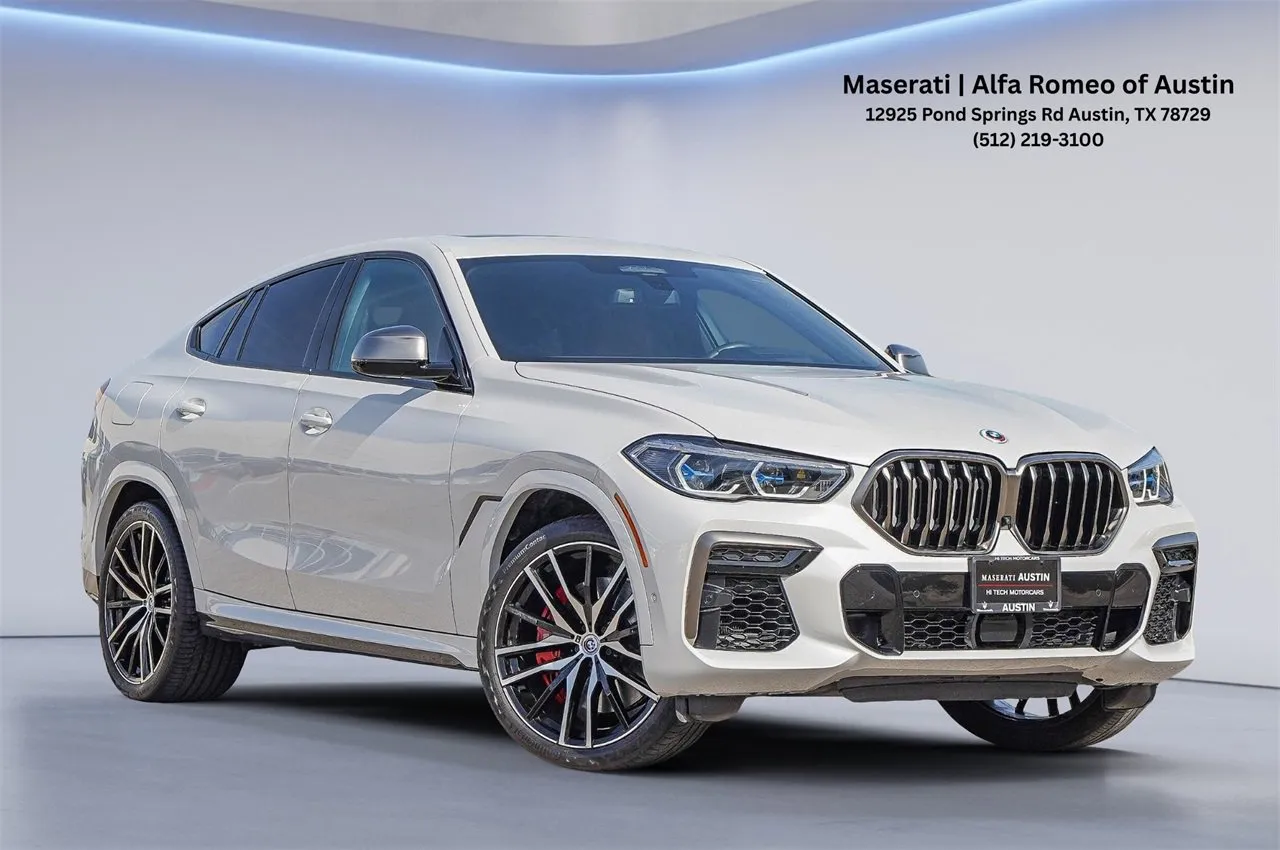 White 2023 BMW X6 M50i for sale in Austin, TX