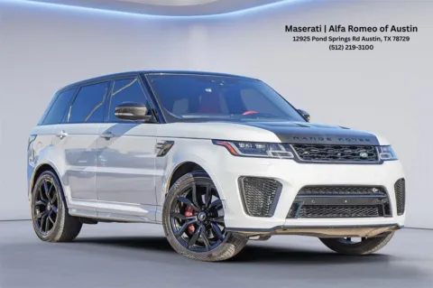 White 2020 Land Rover Range Rover Sport SVR for sale in Austin, TX
