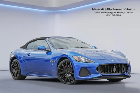 Blue 2019 Maserati GranTurismo Convertible Sport for sale in Austin, TX