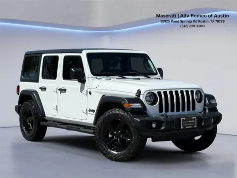 White 2020 Jeep Wrangler Unlimited Sport Altitude for sale in Austin, TX