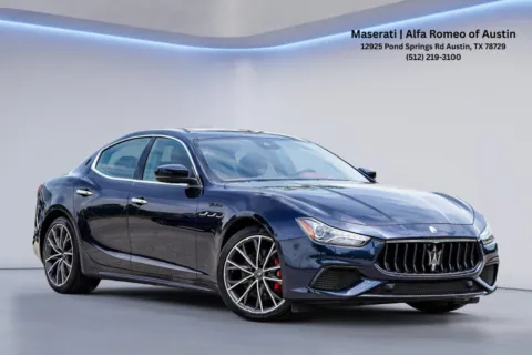 Blue 2022 Maserati Ghibli Modena Q4 for sale in Austin, TX