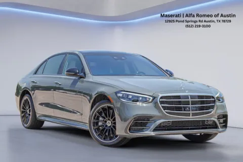 Gray 2024 Mercedes-Benz S-Class S 580 for sale in Austin, TX