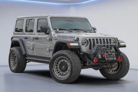 Silver 2020 Jeep Wrangler Unlimited Rubicon for sale in Austin, TX