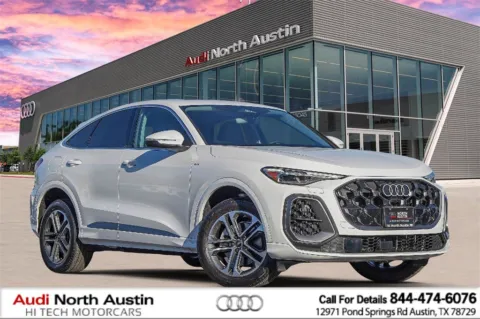 White 2025 Audi Q5 Sportback Premium Plus for sale in Austin, TX