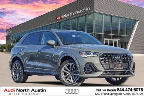 Gray 2025 Audi Q3 S line Premium for sale in Austin, TX