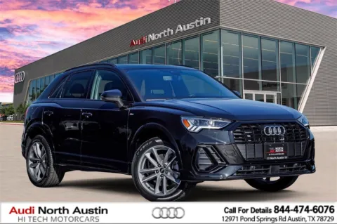 Black 2025 Audi Q3 S line Premium for sale in Austin, TX