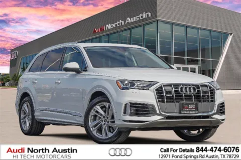 White 2022 Audi Q7 Premium Plus for sale in Austin, TX