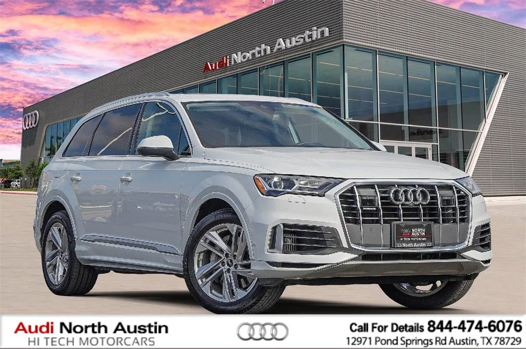 White 2022 Audi Q7 Premium Plus for sale in Austin, TX