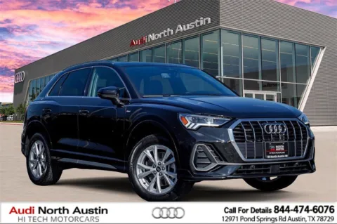 Black 2025 Audi Q3 S line Premium Plus for sale in Austin, TX
