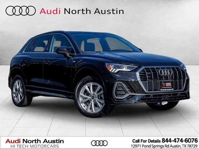 Black 2025 Audi Q3 S line Premium Plus for sale in Austin, TX