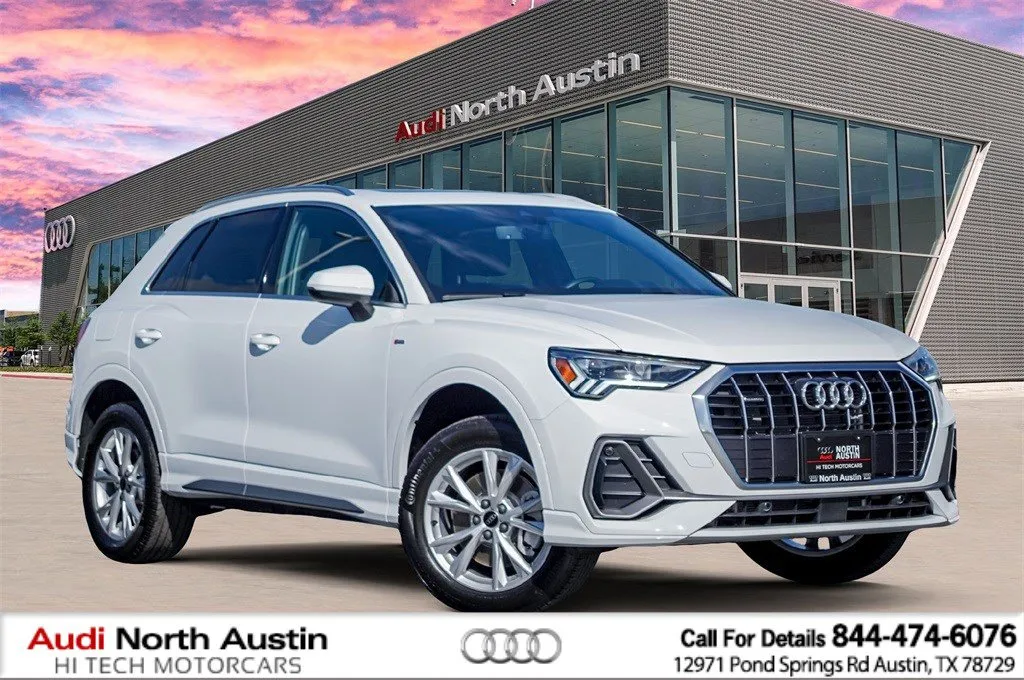 White 2025 Audi Q3 S line Premium for sale in Austin, TX