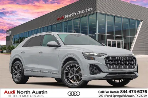 White 2024 Audi Q8 Premium Plus for sale in Austin, TX