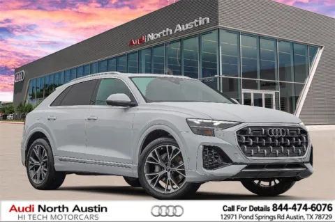 White 2024 Audi Q8 Premium Plus for sale in Austin, TX