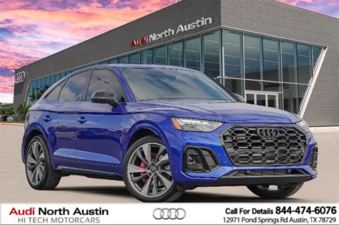 Blue 2023 Audi SQ5 Sportback Premium Plus for sale in Austin, TX
