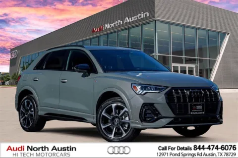 Gray 2025 Audi Q3 S line Premium Plus for sale in Austin, TX