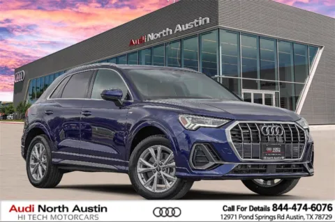 Blue 2025 Audi Q3 S line Premium Plus for sale in Austin, TX