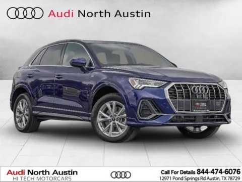 Blue 2025 Audi Q3 S line Premium Plus for sale in Austin, TX