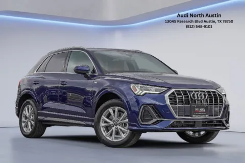 Blue 2025 Audi Q3 S line Premium Plus for sale in Austin, TX