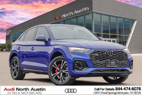 Blue 2025 Audi Q5 Sportback S line Premium Plus for sale in Austin, TX