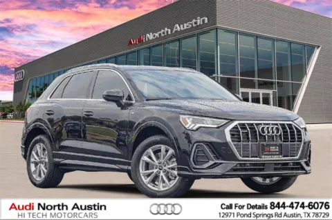 Black 2025 Audi Q3 S line Premium Plus for sale in Austin, TX