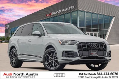White 2021 Audi Q7 Premium Plus for sale in Austin, TX