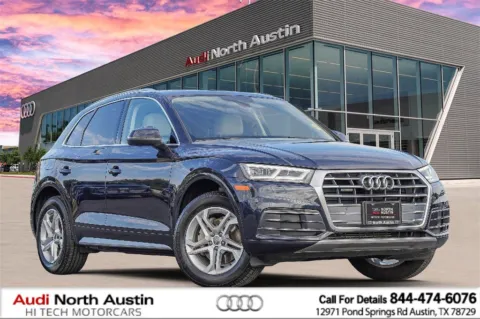 Blue 2018 Audi Q5 Tech Premium Plus for sale in Austin, TX