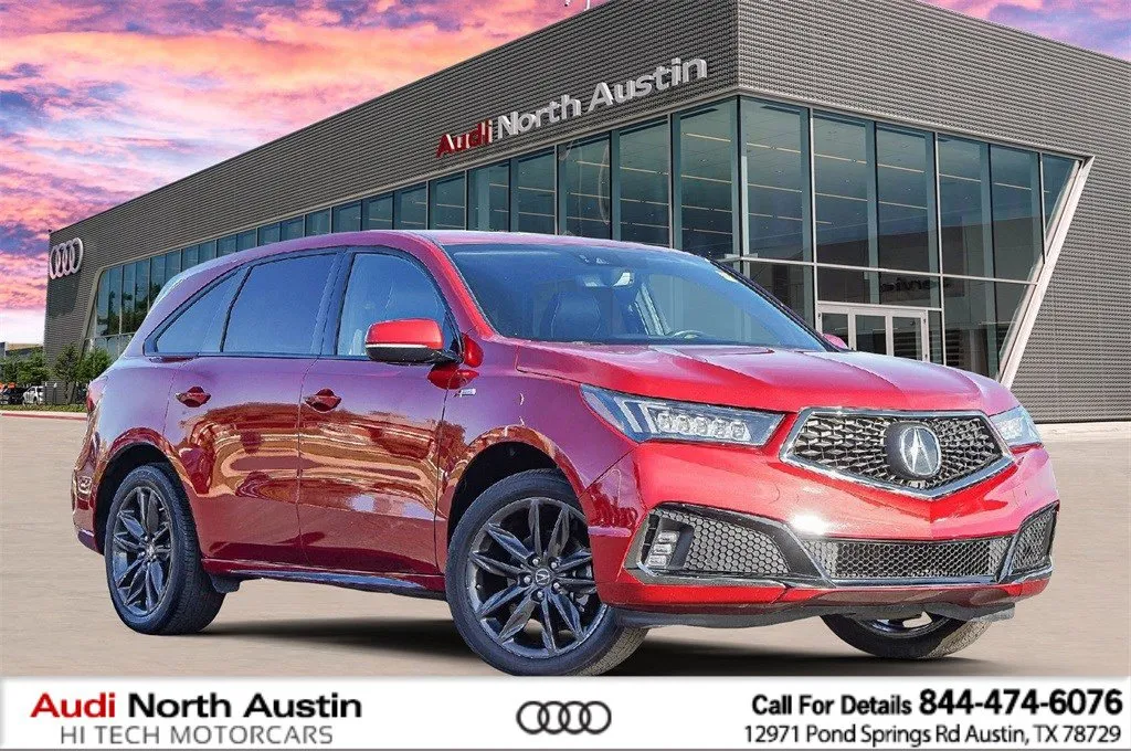 Red 2020 Acura MDX w/Technology/A-Spec Pkg for sale in Austin, TX