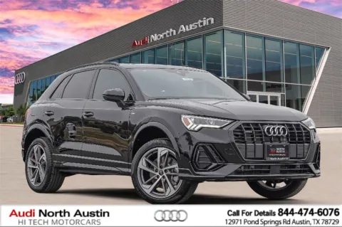 Black 2025 Audi Q3 S line Premium for sale in Austin, TX