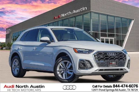 White 2023 Audi Q5 S line Premium for sale in Austin, TX