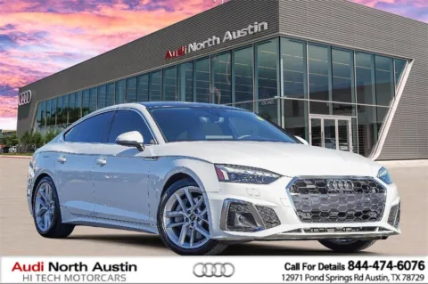 White 2023 Audi A5 Sportback S line Prestige for sale in Austin, TX