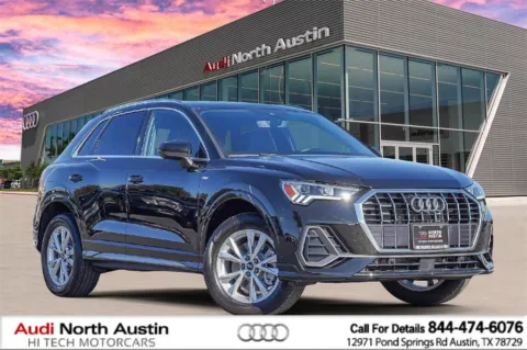 Black 2025 Audi Q3 S line Premium Plus for sale in Austin, TX