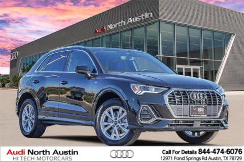 Black 2025 Audi Q3 S line Premium Plus for sale in Austin, TX