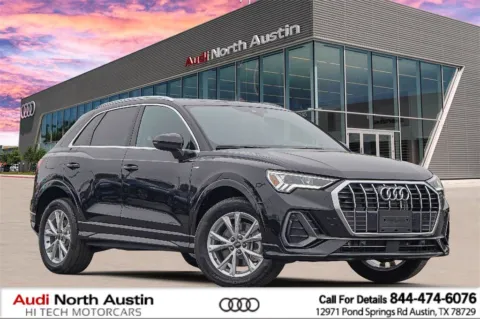 Black 2025 Audi Q3 S line Premium for sale in Austin, TX