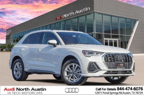 White 2025 Audi Q3 S line Premium Plus for sale in Austin, TX