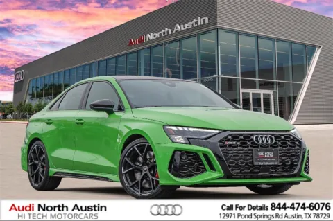 Green 2023 Audi RS 3 2.5T for sale in Austin, TX