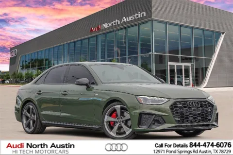 Green 2023 Audi A4 Sedan S line Premium Plus for sale in Austin, TX