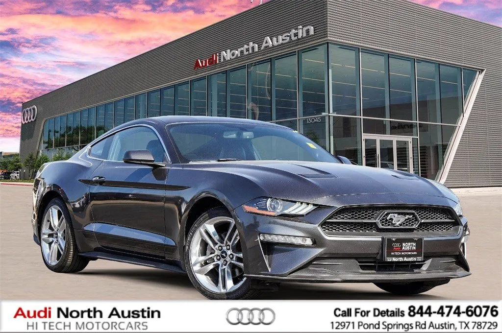 Gray 2018 Ford Mustang EcoBoost Premium for sale in Austin, TX