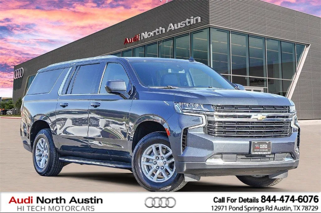 Gray 2021 Chevrolet Suburban LT for sale in Austin, TX