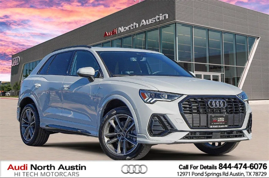 White 2025 Audi Q3 S line Premium for sale in Austin, TX