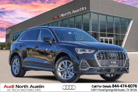 Black 2025 Audi Q3 S line Premium for sale in Austin, TX