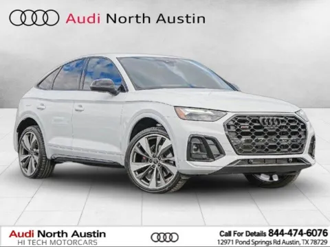 White 2024 Audi SQ5 Sportback Premium Plus for sale in Austin, TX