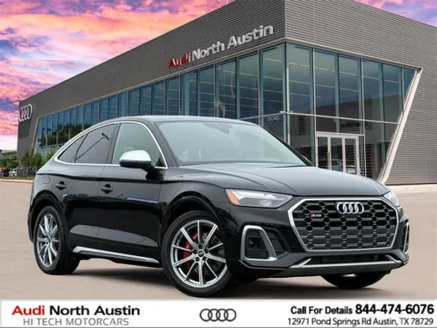 Black 2023 Audi SQ5 Sportback Premium Plus for sale in Austin, TX