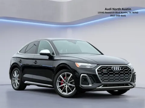 Black 2023 Audi SQ5 Sportback Premium Plus for sale in Austin, TX